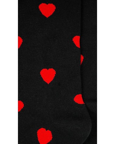 Herzen - Coole Socken aus Bio Baumwolle - Schwarz Alfredo Gonzales socke kuschelsocken für damen lustig herren farbige coole ...