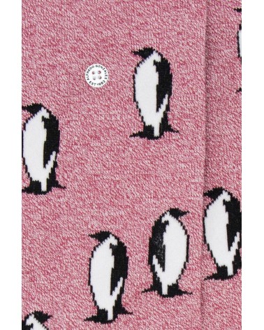 Le Pingouin - Chaussettes fantaisie en coton - Rose chiné Alfredo Gonzales jolies pour femme originales pour homme chausset r...