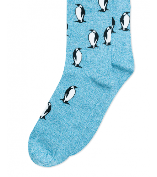 Il Pinguino - Calze in cotone - Blu mélange