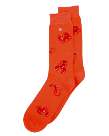 Meeresbewohner - Coole Socken aus Baumwolle - Orange Alfredo Gonzales socke kuschelsocken für damen lustig herren farbige coo...
