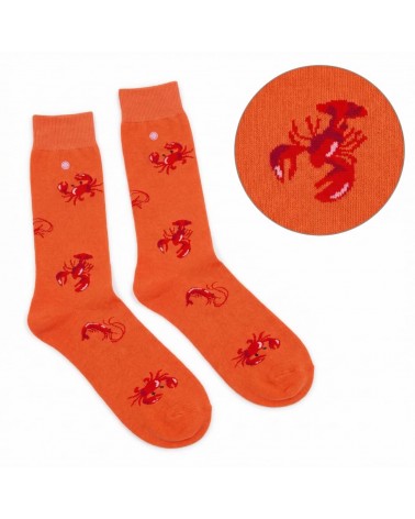 Meeresbewohner - Coole Socken aus Baumwolle - Orange Alfredo Gonzales socke kuschelsocken für damen lustig herren farbige coo...