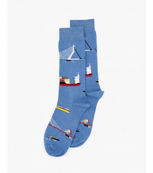 La Meuse Rotterdam - Chaussettes en coton bio - Bleu clair Alfredo Gonzales jolies pour femme originales pour homme chausset ...