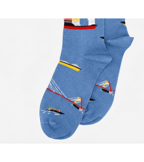 La Meuse Rotterdam - Chaussettes en coton bio - Bleu clair Alfredo Gonzales jolies pour femme originales pour homme chausset ...
