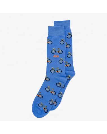 Fahrräder - Coole Socken mit Motiv - Blau Alfredo Gonzales socke kuschelsocken für damen lustig herren farbige coole socken