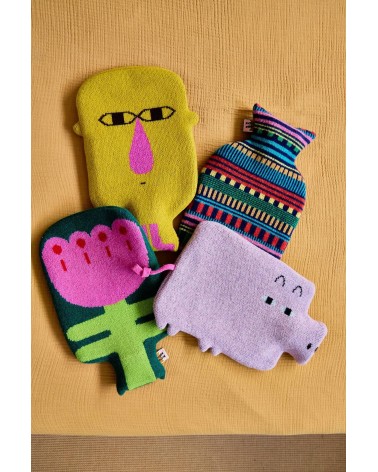 Hot water bottle and knitted wool cover - Parker Donna Wilson best luxury cool nice cute portable