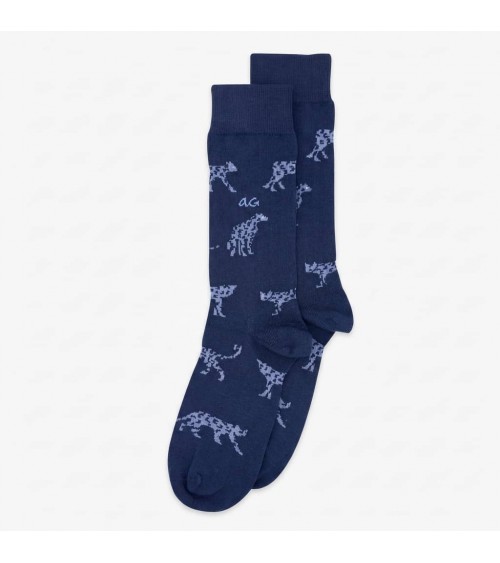 Jaguar - Fun Cotton Socks - Navy Blue