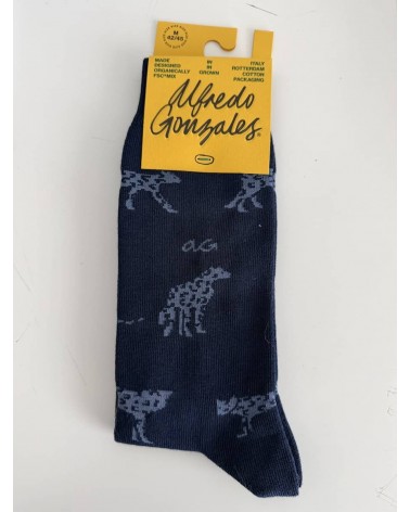 Jaguar - Chaussettes originales en coton - Bleu Marine Alfredo Gonzales jolies pour femme originales pour homme chausset rigo...