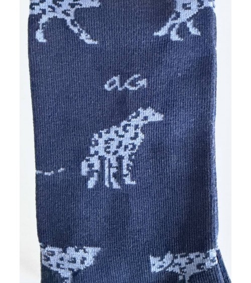 Jaguar - Chaussettes originales en coton - Bleu Marine Alfredo Gonzales jolies pour femme originales pour homme chausset rigo...