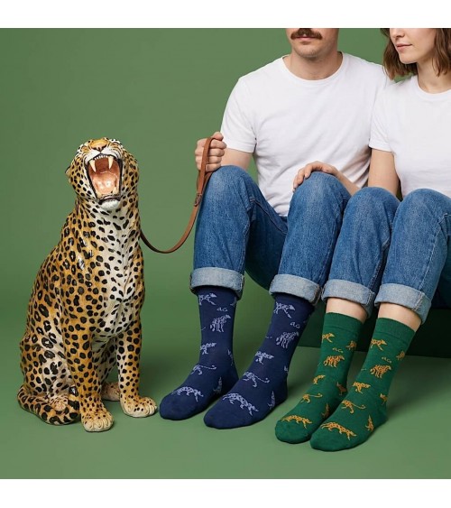 Jaguar - Fun Cotton Socks - Navy Blue