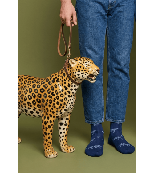 Jaguar - Coole Socken mit Motiv - Marineblau Alfredo Gonzales socke kuschelsocken für damen lustig herren farbige coole socken