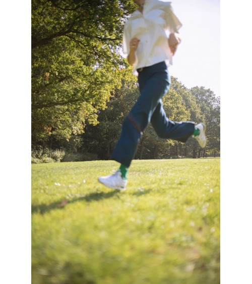 Sheep - Fun Cotton Socks - Green