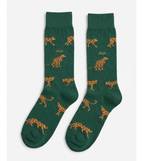 Jaguar - Coole Socken mit Motiv - Armygrün Alfredo Gonzales socke kuschelsocken für damen lustig herren farbige coole socken