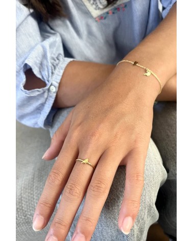Meise Ring - Goldene Ringe, Verstellbare Fingerring Adorabili Paris damen frau kinder spezielle kaufen
