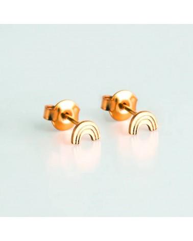 Rainbow - Gold plated earrings Adorabili Paris cute fashion design designer for women