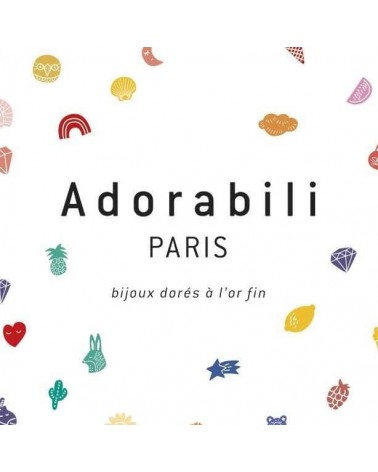 Herz - Goldener Creolen Adorabili Paris damen frau kinder spezielle kaufen