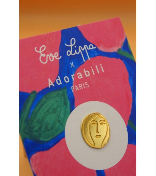Eve - Gold plated Enamel Pins Adorabili Paris broches and pins hat pin badges collectible