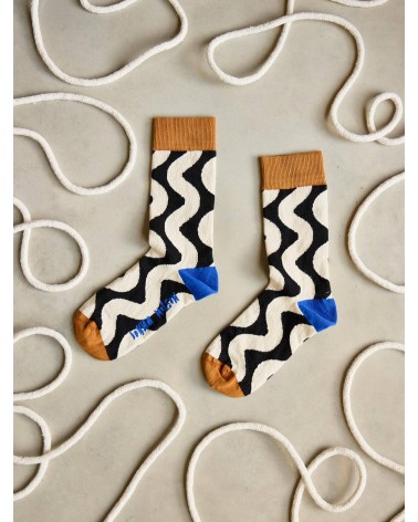 Wiggle - Lustige Socken für Damen aus Bio Baumwolle Donna Wilson socke kuschelsocken für damen lustig herren farbige coole so...