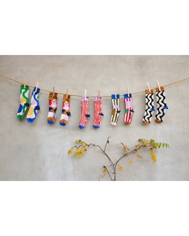 Jazz - Lustige Socken für Damen aus Bio Baumwolle Donna Wilson socke kuschelsocken für damen lustig herren farbige coole socken