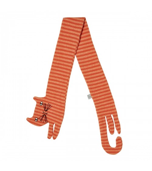 Echarpe Chat Roux - Écharpe originale en laine Donna Wilson luxe pour femme homme Suisse Kitatori