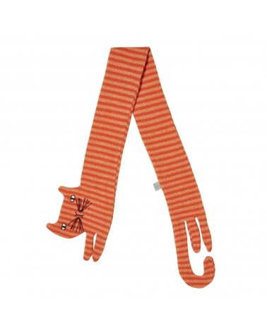 Gatto rosso - Sciarpa originale in lana Donna Wilson sciarpa inglese per donna da uomo per donna sciarpe di lana eleganti