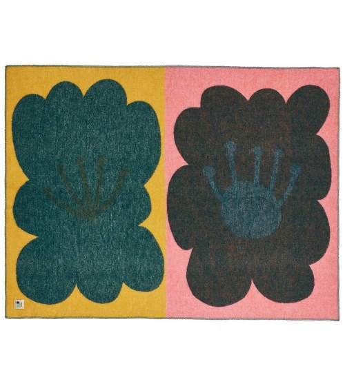 Plaid Bloom - Couverture en laine, couvre lit Donna Wilson un plaid cocooning couverture chaude douce plaide lit