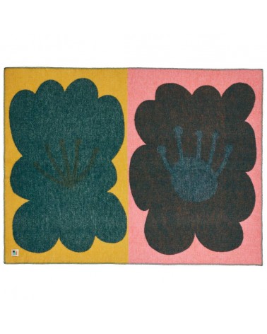 Plaid Bloom - Couverture en laine, couvre lit Donna Wilson un plaid cocooning couverture chaude douce plaide lit