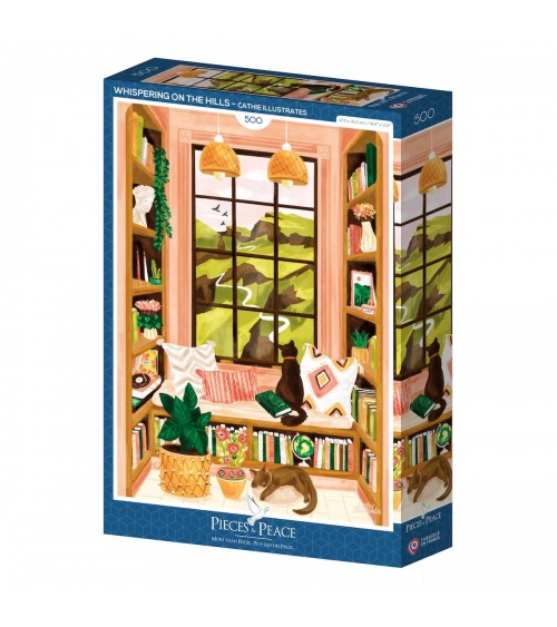 Murmure sur les Collines - Puzzle 500 pièces Pieces & Peace jeu de puzzle design original moderne cool
