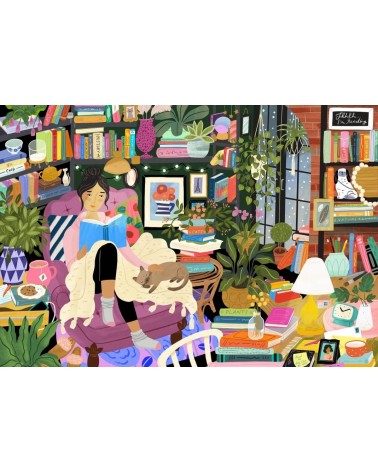 Angolo lettura - Puzzle 1000 pezzi Pieces & Peace Kitatori