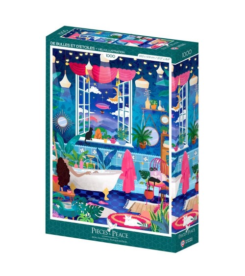 Von Blasen und Sternen - Puzzle 1000 Teile Pieces & Peace  coole lustige schöne puzzle kaufen shönes motiv