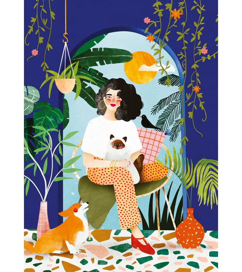 Giardino Blu - Puzzle 1000 pezzi Pieces & Peace Kitatori