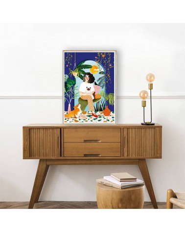 Giardino Blu - Puzzle 1000 pezzi Pieces & Peace Kitatori