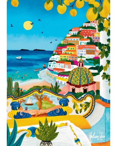 Positano - Puzzle 1000 pièces Pieces & Peace jeu de puzzle design original moderne cool