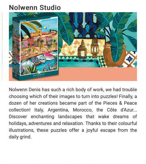 Positano - Puzzle 1000 pezzi Pieces & Peace Kitatori