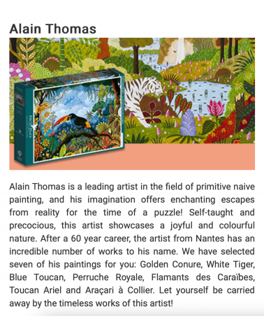 Blue Toucan - 1000 piece jigsaw puzzle Pieces & Peace art puzzle jigsaw adult picture puzzles