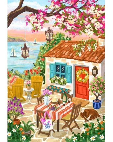Ritiro al Mare - Puzzle 1000 pezzi Pieces & Peace Kitatori