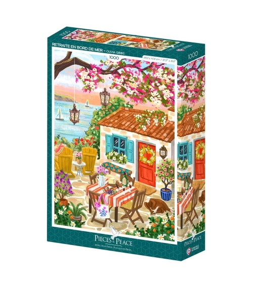 Auszeit am Meer - Puzzle 1000 Teile Pieces & Peace  coole lustige schöne puzzle kaufen shönes motiv