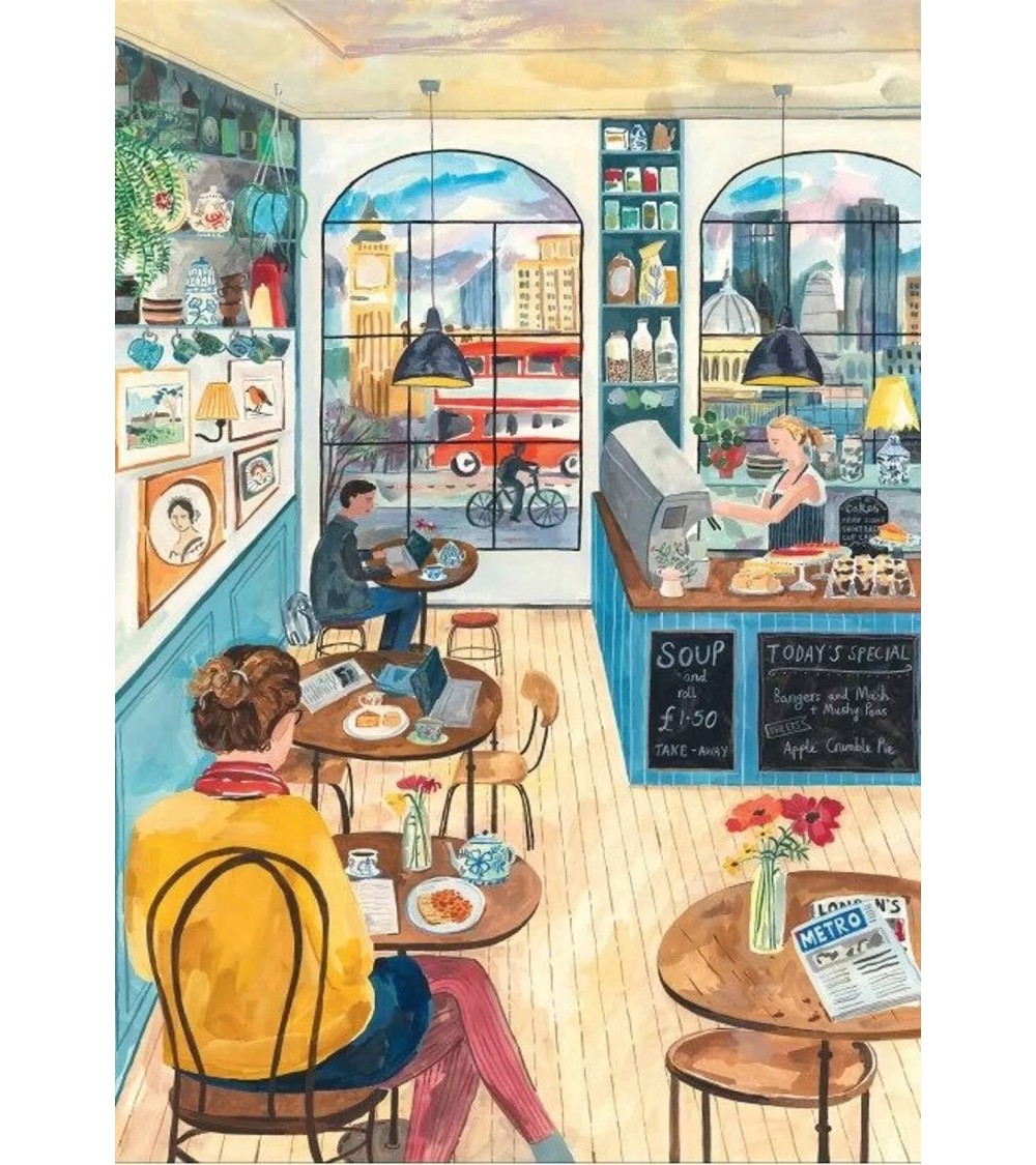 Caffè di Londra - Puzzle 1000 pezzi Pieces & Peace Kitatori
