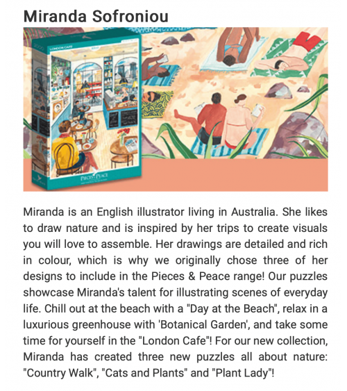 Londoner Café - Puzzle 1000 Teile Pieces & Peace  coole lustige schöne puzzle kaufen shönes motiv