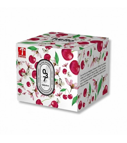 N°37 Black Cherry - Bougie parfumée naturelle artisanale  artisanale maison originale naturelle suisse