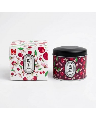 N°37 Black Cherry - Bougie parfumée naturelle artisanale  artisanale maison originale naturelle suisse