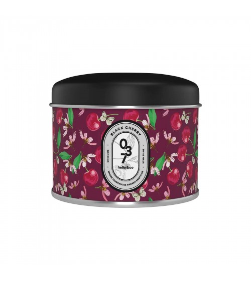 N°37 Black Cherry - Natürliche Duftkerze mit Sojawachs Beste Natürliche Duftkerzen im glas kaufen