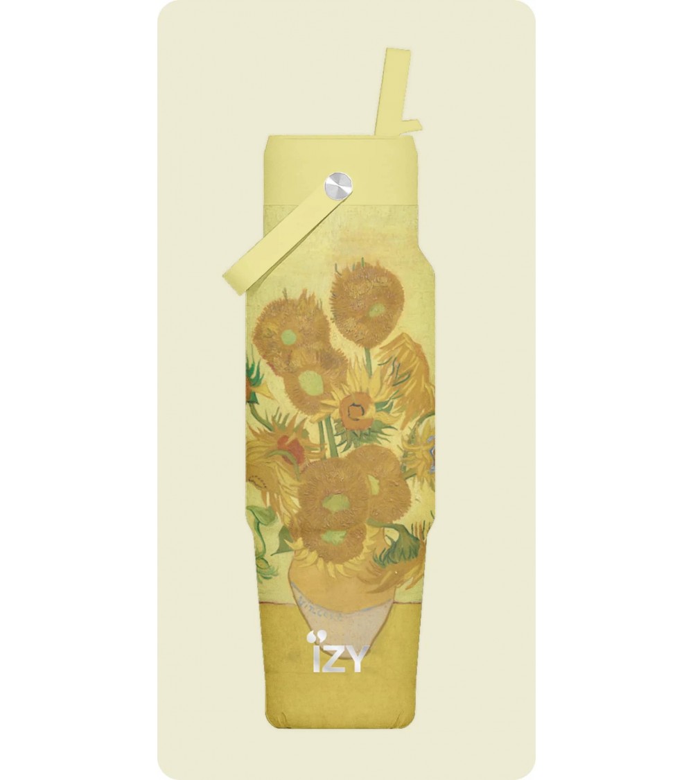 Les Tournesols de van Gogh - Bouteille isotherme 900 ml IZY Bottles gourde sport metal d eau aluminium thé design