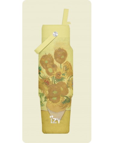 Van Goghs Sonnenblumen - Thermo Trinkflasche mit Strohhalm 900ML IZY Bottles trink thermos flaschen wasserflaschen sport kaufen