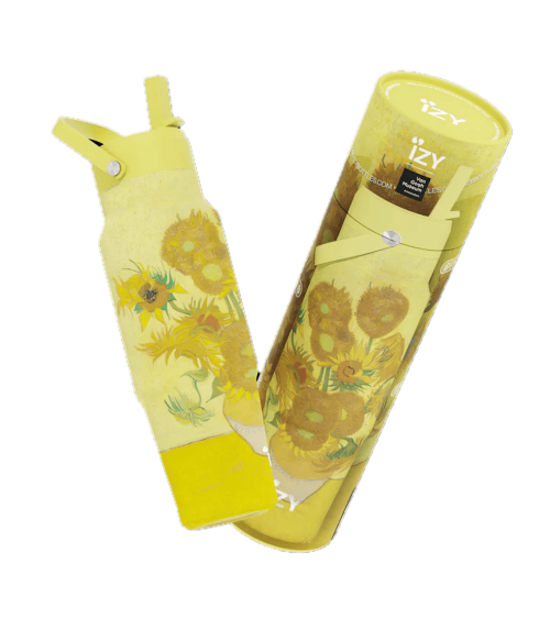 Van Gogh's Sunflowers - 900ML Insulated Travel Bottle with Straw IZY Bottles best water bottle