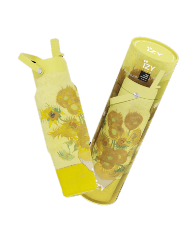Les Tournesols de van Gogh - Bouteille isotherme 900 ml IZY Bottles gourde sport metal d eau aluminium thé design