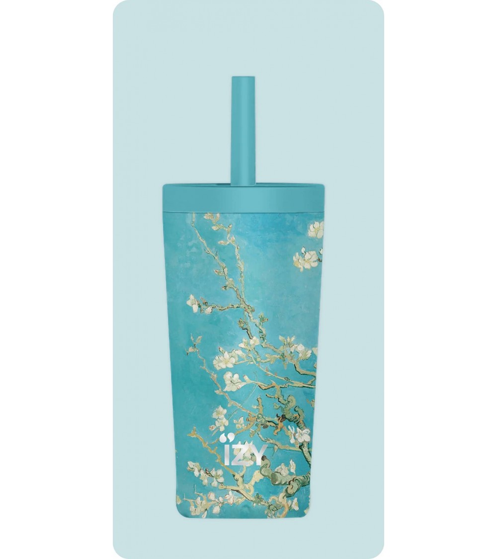 Ramo di mandorlo fiorito di van Gogh - Borraccia termica IZY Bottles borracce termiche