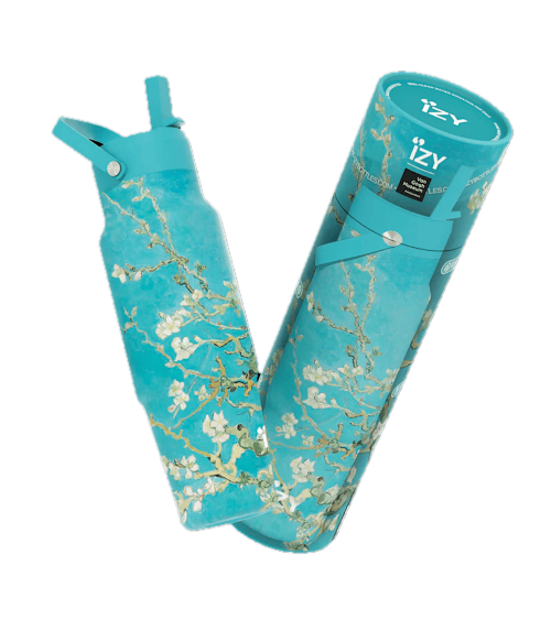 Van Gogh's Almond Blossom - 900ML Insulated Travel Bottle IZY Bottles best water bottle