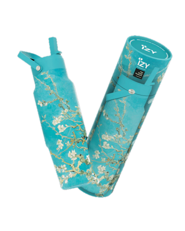 Ramo di mandorlo fiorito di van Gogh - Borraccia termica 900ML IZY Bottles borracce termiche