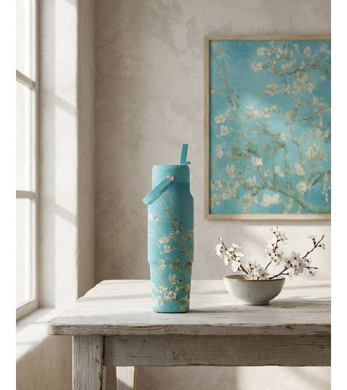 Van Gogh's Almond Blossom - 900ML Insulated Travel Bottle IZY Bottles best water bottle