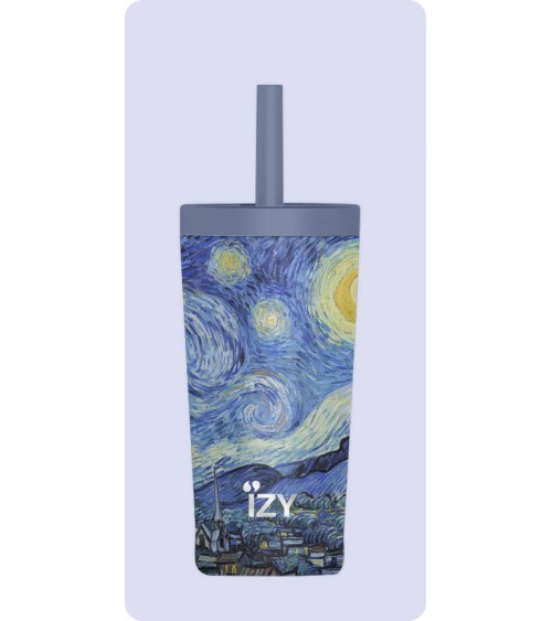 Notte stellata di van Gogh - Borraccia termica IZY Bottles borracce termiche
